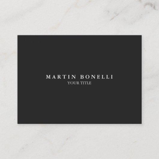 Eenvoudig gewoon professioneel Visitekaartje (Voorkant)