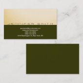 Eenvoudig gewoon Visitekaartje (Voorkant / Achterkant)