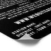 Eenvoudig gezegd, aanwerving politieambtenaar poster (Hoek)