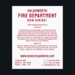 Eenvoudig gezegd, brandweerwerendheid flyer<br><div class="desc">Gewoon een vette,  brandweerbrochure door de Visitekaartje winkel.</div>