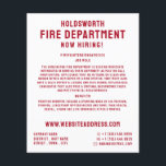 Eenvoudig gezegd, brandweerwerendheid flyer<br><div class="desc">Gewoon een vette,  brandweerbrochure door de Visitekaartje winkel.</div>