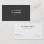 Eenvoudig gezegd DK Grey Writer, auteur Visitekaar Visitekaartje (Voorkant / Achterkant)