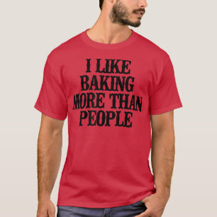 Eenvoudig Gezegde grappig, ik hou van meer baden d T-shirt