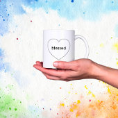 Eenvoudig Gezegend Hart Christelijk Koffiemok