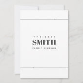 Eenvoudig gezinshereniging - Modern minimalistisch Aankondiging (Voorkant)