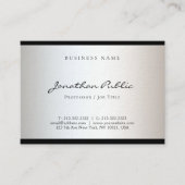 Eenvoudig glamour met elegant modern, minimalistis visitekaartje (Voorkant)