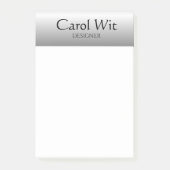 Eenvoudig glanzend post-it® notes (Voorkant)