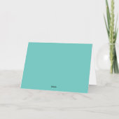 Eenvoudig glanzend van je Folie Wenskaart (Achterkant)