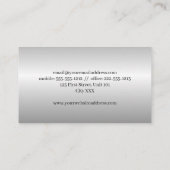 Eenvoudig glanzend visitekaartje (Achterkant)