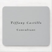 Eenvoudig glin legant minimalistisch modern muismat (Voorkant)