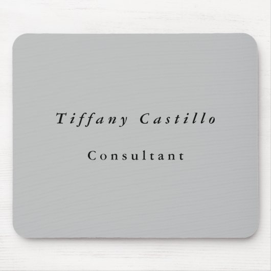 Eenvoudig glin legant minimalistisch modern muismat (Voorkant)