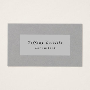 Eenvoudig glin legant minimalistisch modern visitekaartje