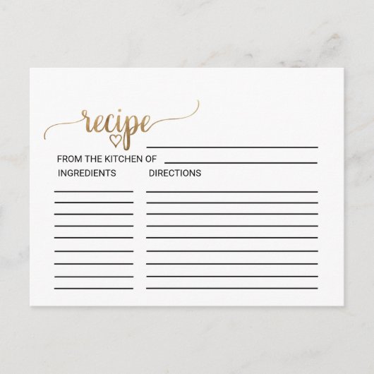 Eenvoudig Gold Calligraphy Vrijgezellenfeest Recip Briefkaart (Voorkant)