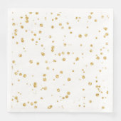 Eenvoudig 'Gold Confetti Wedding Reception'-decor Servetten (Voorkant)