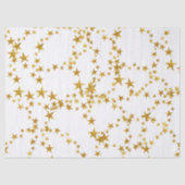Eenvoudig Gold- en White Star-papier Tissuepapier (Voorkant)
