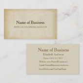 Eenvoudig Gold Grunge Moderne Professional Minimal Visitekaartje (Voorkant / Achterkant)