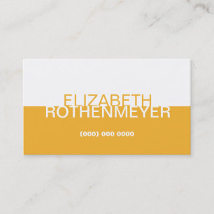 Eenvoudig Gold Panel Visitekaartje