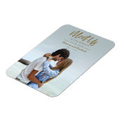 Eenvoudig Gold Script komt ons tegemoet in de foto Magneet (Linkerzijde)