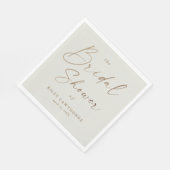 Eenvoudig Gold Script-Vrijgezellenfeest Servet (Hoek)