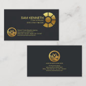 Eenvoudig Gold Telescopic Eye Private Investigatio Visitekaartje (Voorkant / Achterkant)