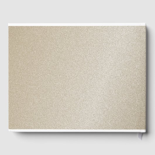 Eenvoudig Gold Wedding Gastenboek (Achterkant)