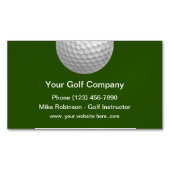 Eenvoudig golf sport thema magnetisch visitekaartje (Voorkant)