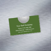 Eenvoudig golf sport thema magnetisch visitekaartje (Voorbeeld)