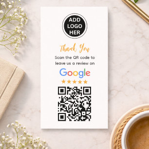 Eenvoudig Google Review-verzoek   Modern Klein Bed Contactkaartje