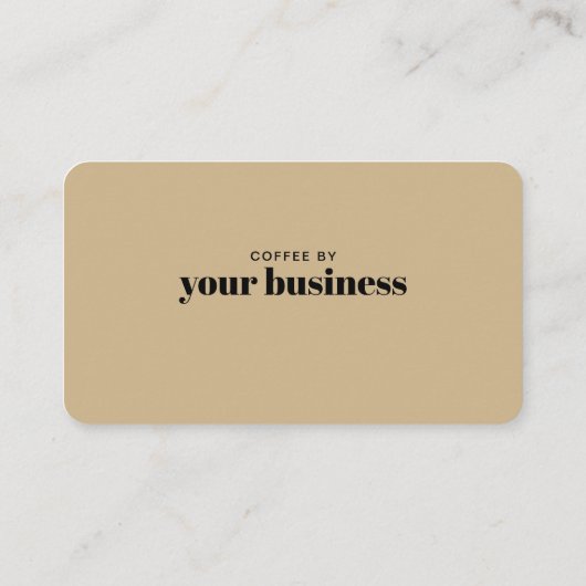 Eenvoudig Goud Chic Beauty Salon Loyalty Punch Kaa (Achterkant)