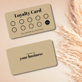 Eenvoudig Goud Chic Beauty Salon Loyalty Punch Kaa