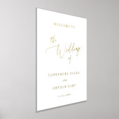 Eenvoudig goud klassieke legante bruiloft folie afdrukken (Laagn)