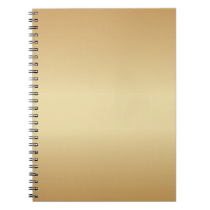 Eenvoudig goud notitieboek