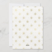 Eenvoudig Goud Vrolijk Kerstmis Fotokaarten Feestdagenkaart (Achterkant)