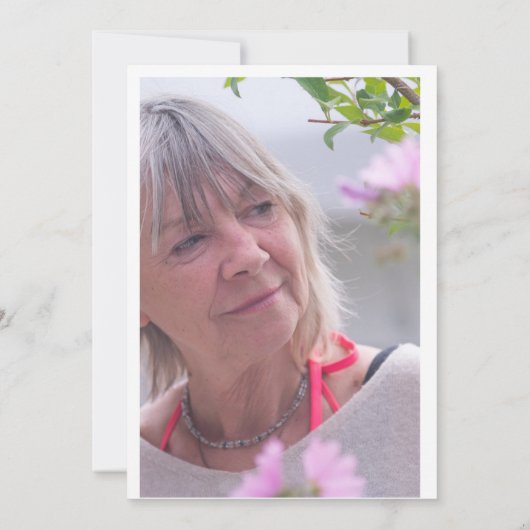 Eenvoudig goud zwarte uitnodiging voor 60e verjaar (Achterkant)