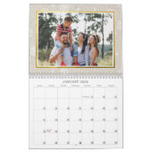 Eenvoudig Gouden Script Vrolijk Kerstfeest 2 Fotoc Kalender (Jan 2026)