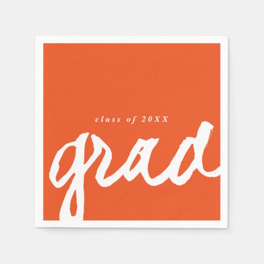 Eenvoudig Grad-script | Afstudeerfeest Servet (Voorkant)