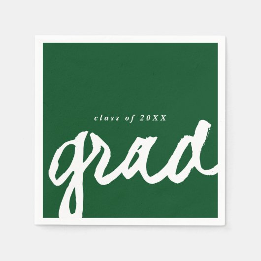 Eenvoudig Grad-script | Afstudeerfeest Servet (Voorkant)