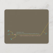 Eenvoudig grafisch Baby shower voor vogelfamilie n Informatiekaartje (Voorkant)