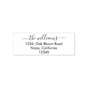 Eenvoudig grafisch script, speciaal voor rubber st  zelfinktende stempel