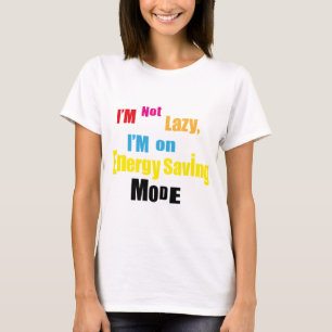 Eenvoudig grappig houding tekst ontwerp t-shirt