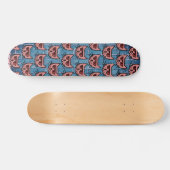 Eenvoudig grappig kattenpatroon Skateboard (Horizontaal)
