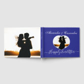 Eenvoudig Grieks Koninklijk Blauw, elegant, foto b Gastenboek (Volledig)