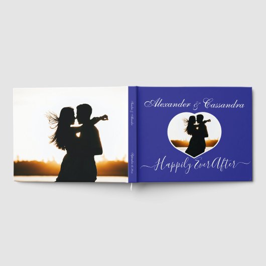 Eenvoudig Grieks Koninklijk Blauw, elegant, foto b Gastenboek (Volledig)