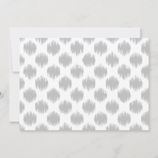 Eenvoudig grijs monogram Foto Afstuderen aankondig Aankondiging (Achterkant)