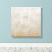 Eenvoudig grijs Oranje rustig abstract Canvas Afdruk (Insitu (Houten vloer))