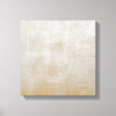 Eenvoudig grijs Oranje rustig abstract Canvas Afdruk (Voorkant)