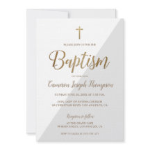 Eenvoudig Grijs Wit Goud Moderne Doop