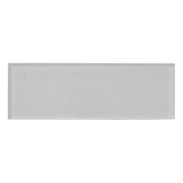 Eenvoudig grijze, vaste kleur naambadge