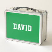 Eenvoudig Groen Aangepast Terug naar School (Achterkant)