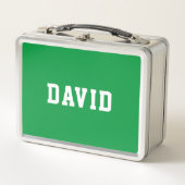 Eenvoudig Groen Aangepast Terug naar School (Voorkant)